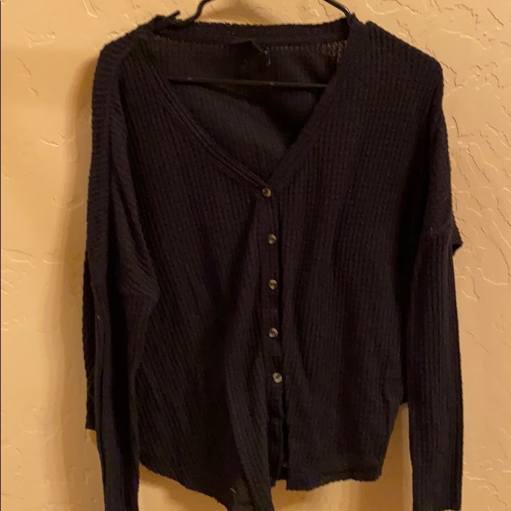 Urban Outfitters Slouch Button Up Sweater